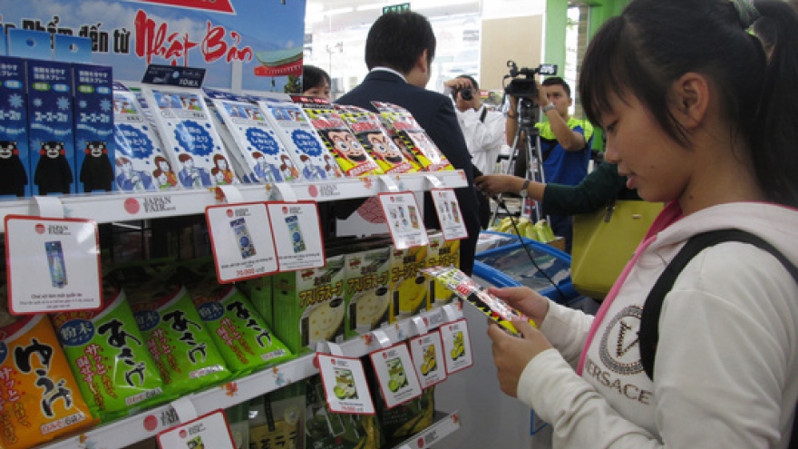 Japanese food products flood Vietnam market