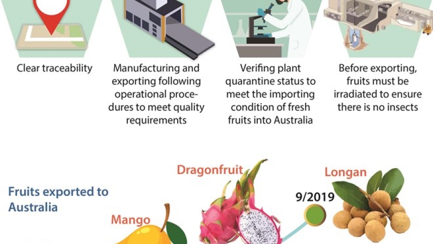 Australia officially imports fresh longan from Vietnam