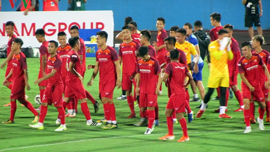 U23 squad holds final training session ahead of Myanmar friendly match