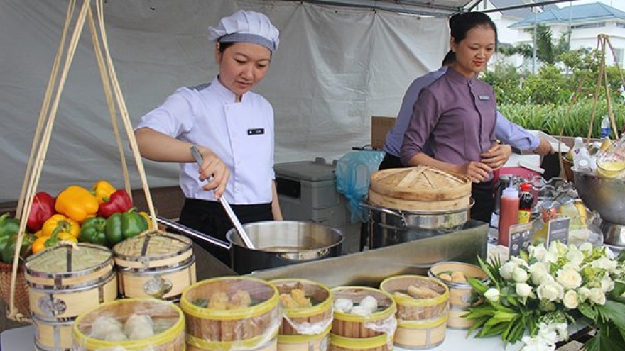 Farmers market at Grand Mercure Danang