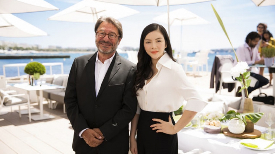 Nha Ky tones down her look at Cannes