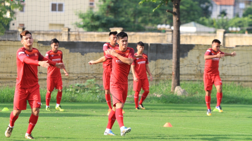 Vietnam U23s train hard ahead of Myanmar friendly