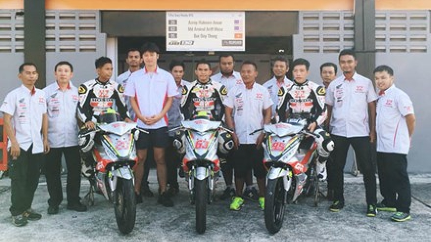 Huy Thong impressive in Asia road racing debut