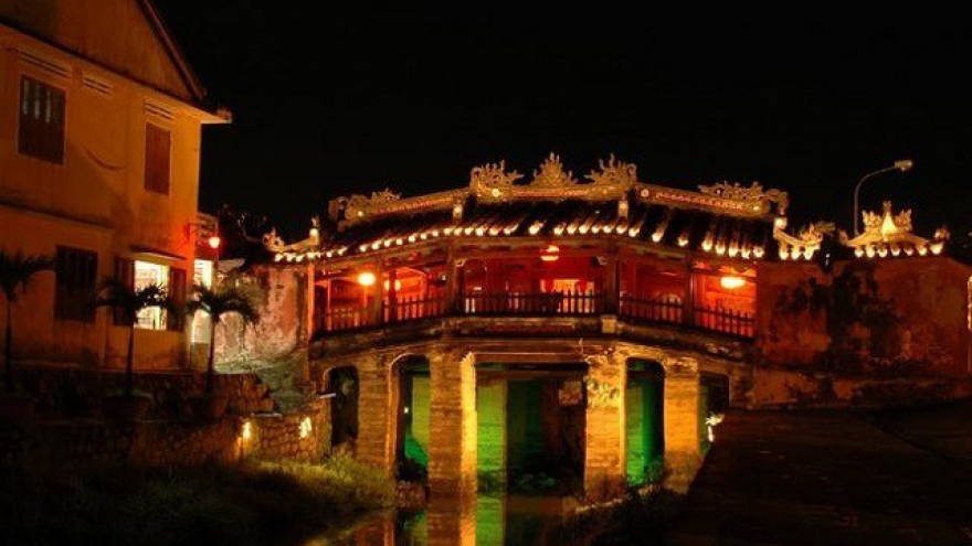 Beautiful tile-roofed bridges in Vietnam