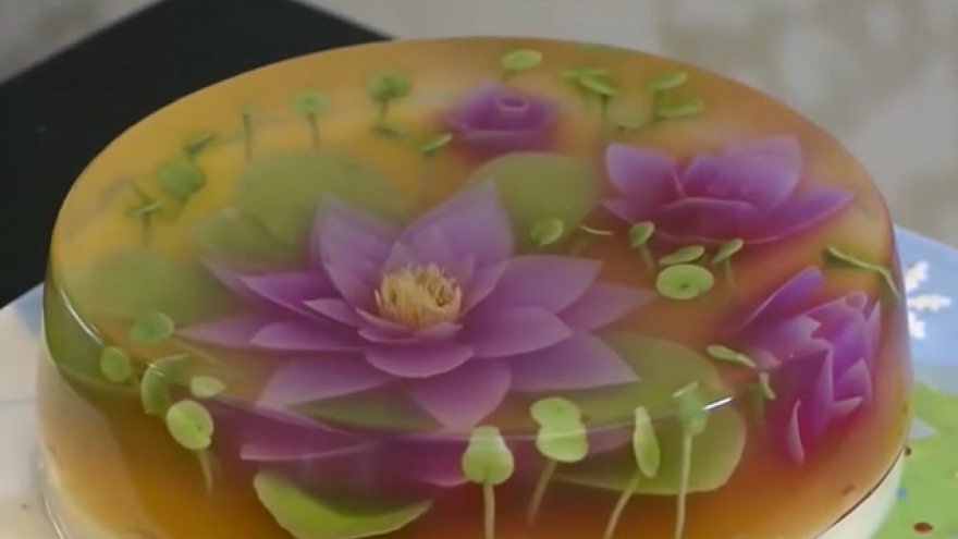 3D jelly cakes–from favourite dessert to art
