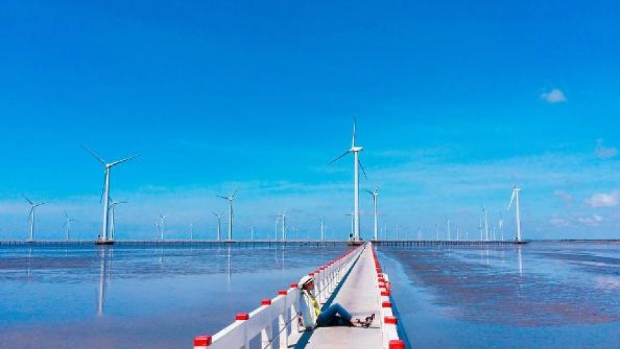 Discovering stunning Offshore Wind Farm in Bac Lieu