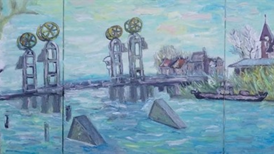 Painter Tung’s second exhibition opens in the Netherlands