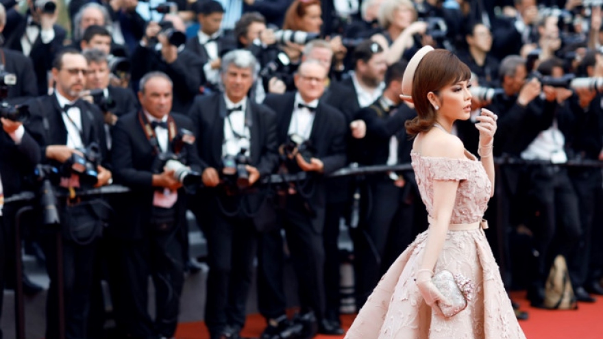 Ly Nha Ky stuns Cannes red carpet