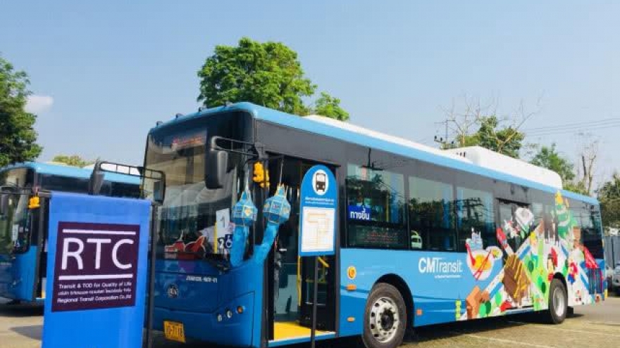 Airport bus launched in Chiang Mai