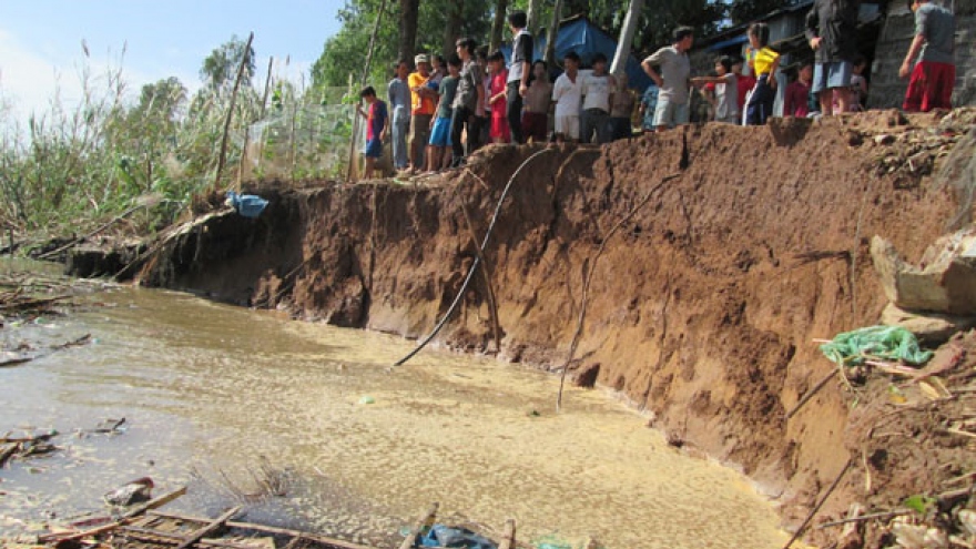 Measures to prevent landslides in the Mekong Delta