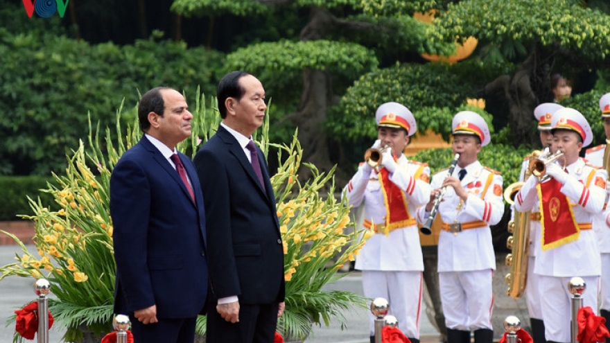 Vietnam president rolls out red carpet for Egypt’s Abdel-Fattah el-Sisi