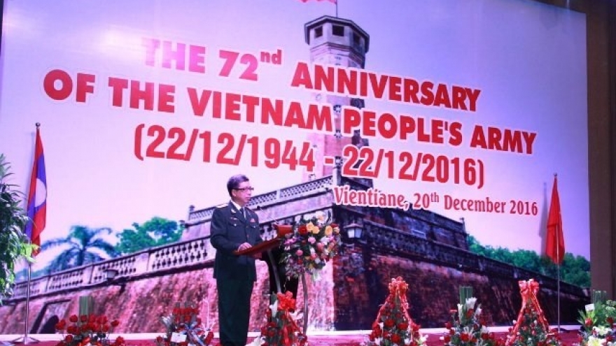 Establishment of Vietnam People’s Army celebrated in Laos