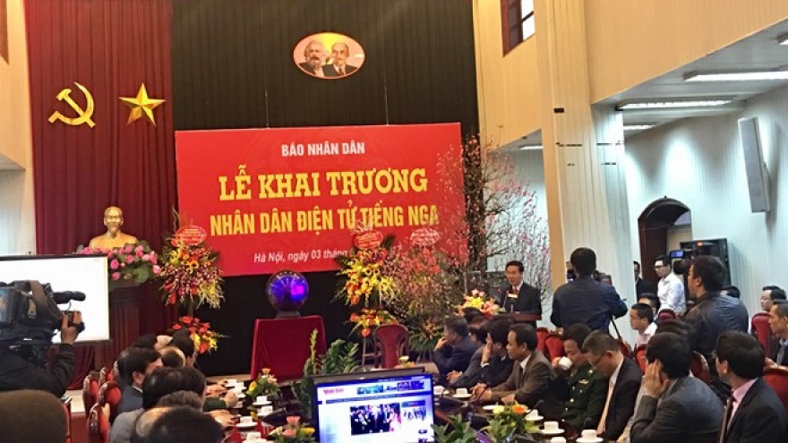 Nhan Dan newspaper launches online Russian version