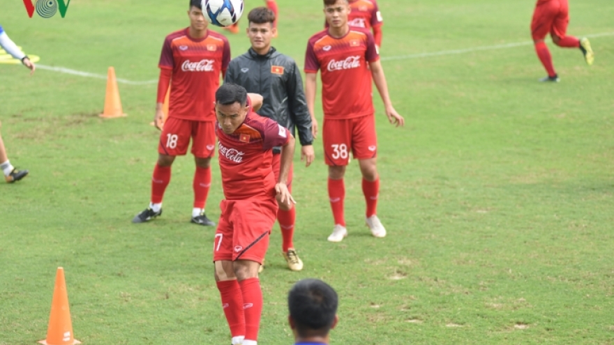 U23 squad enjoy intense training ahead of qualifiers 