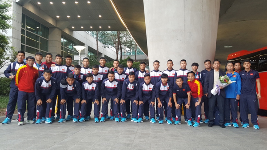 Vietnam U20 arrive in the ROK ahead of World Cup