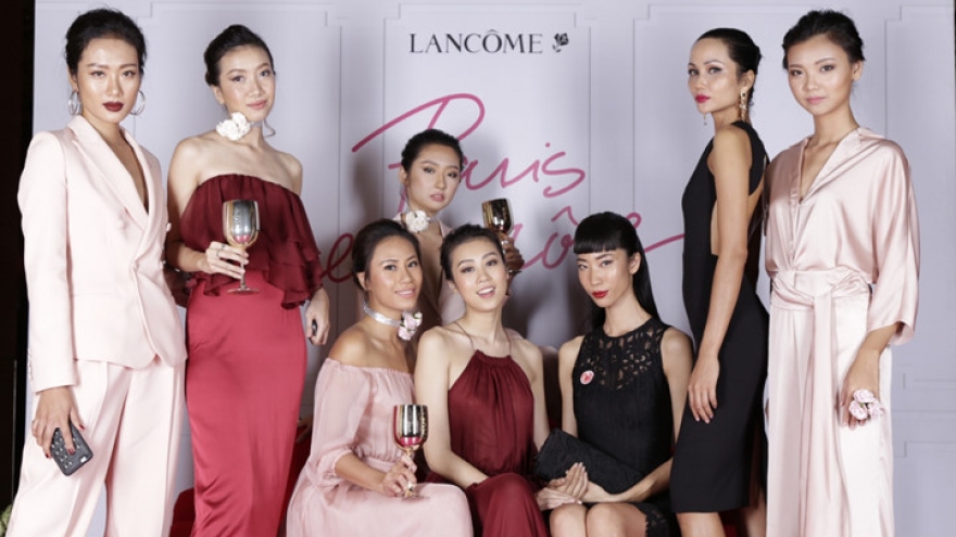 Ha Anh shows too much skin in spaghetti-strap dress 