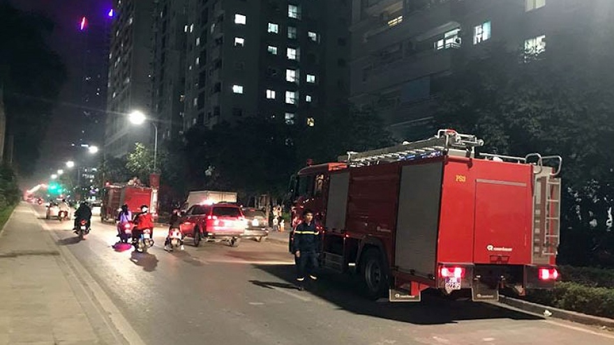 Fire at Hanoi apartment building stamped out with no casualties 