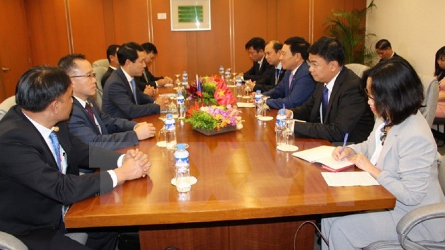 AMM 50: FM Pham Binh Minh holds bilateral meetings