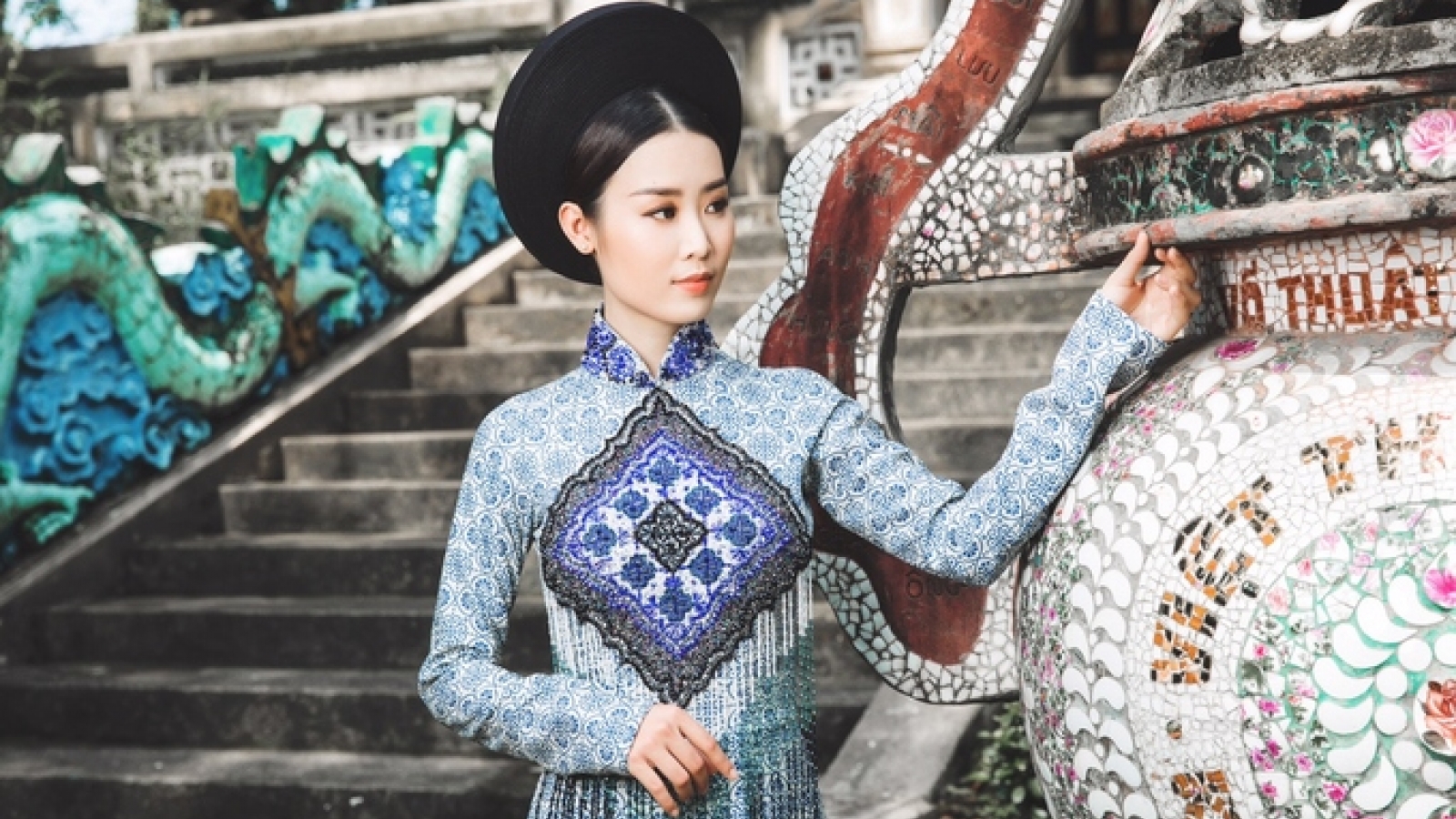 Local designer launches new Ao Dai collection