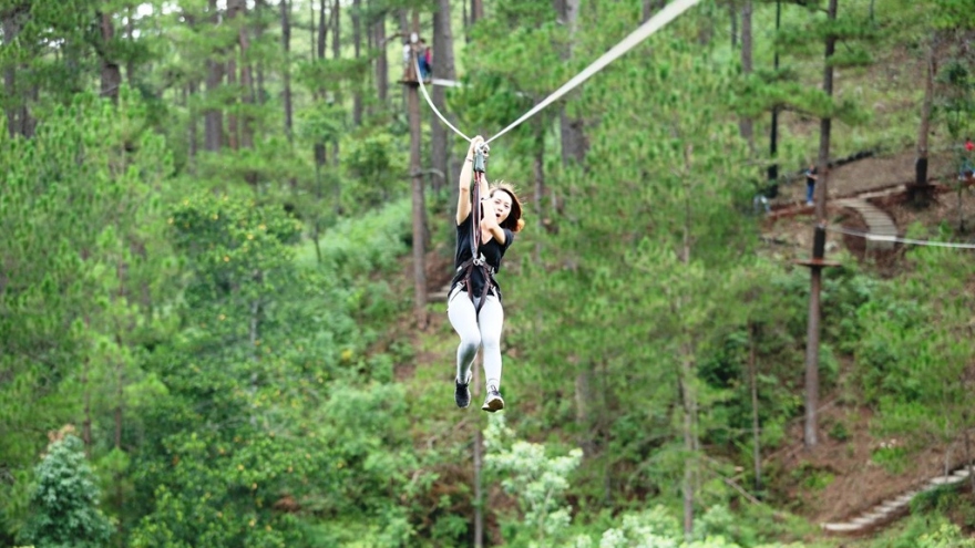 Da Lat offers exhilarating zipline adventures 