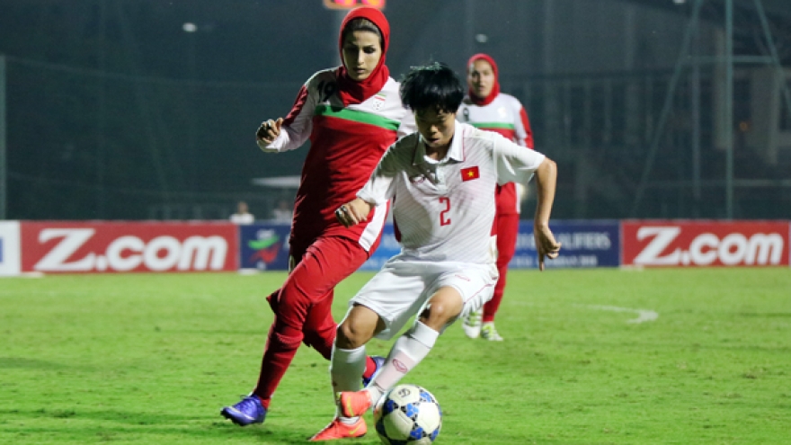 Vietnam women snatch 6-1 victory over Iran at Asian Cup