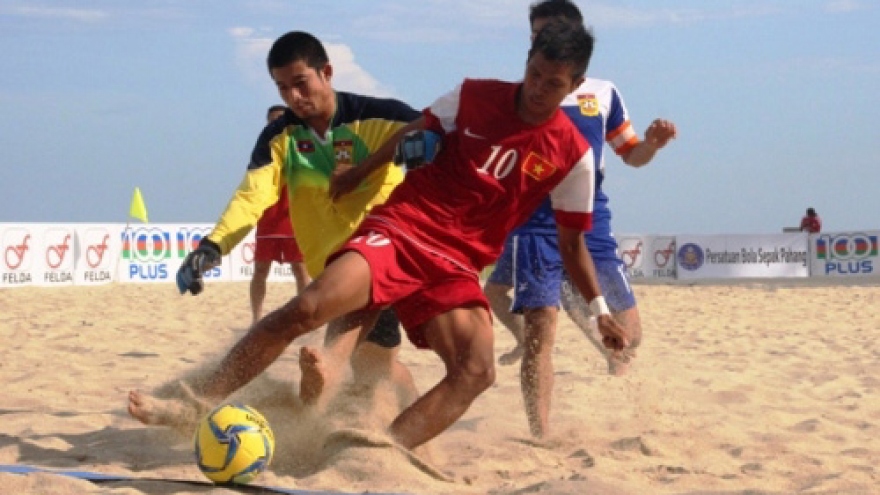 Vietnam beaten by Malaysia in AFF Beach Soccer Championship