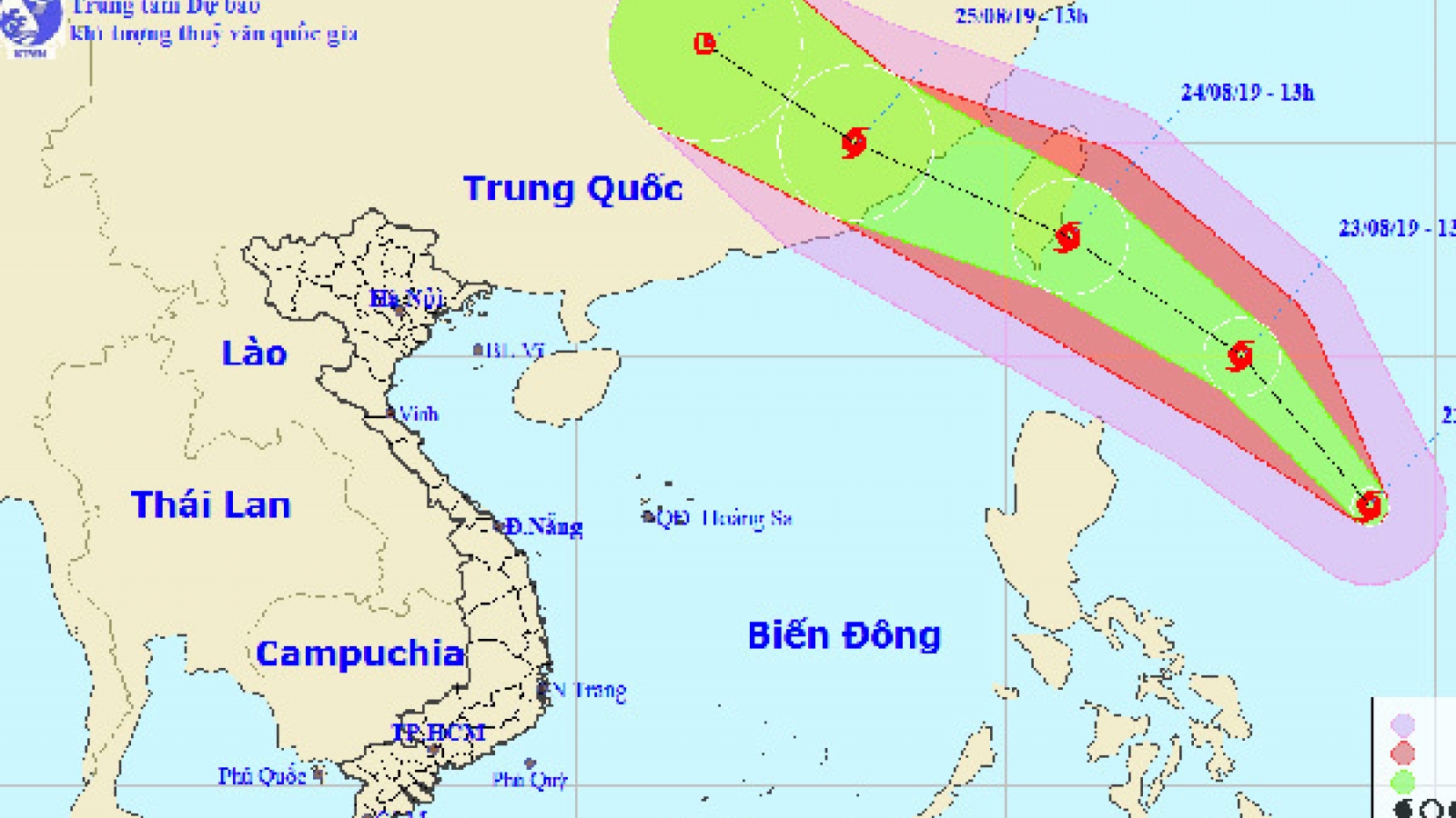 Formation of Typhoon Bailu close to East Sea causes heavy rain across north 