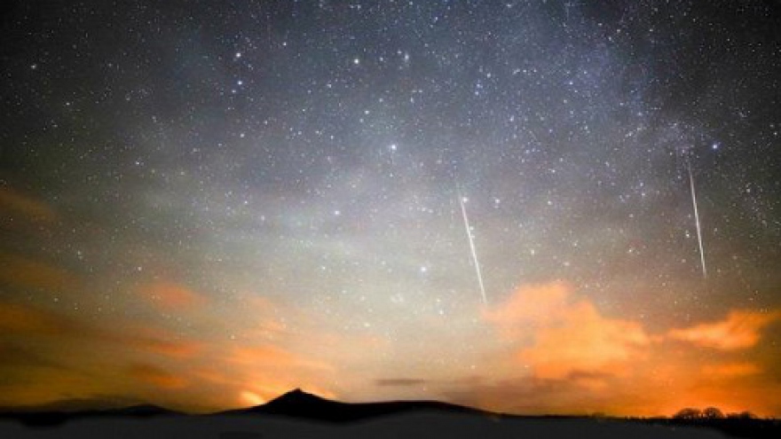Year’s largest meteor shower can be watched in Vietnam tonight
