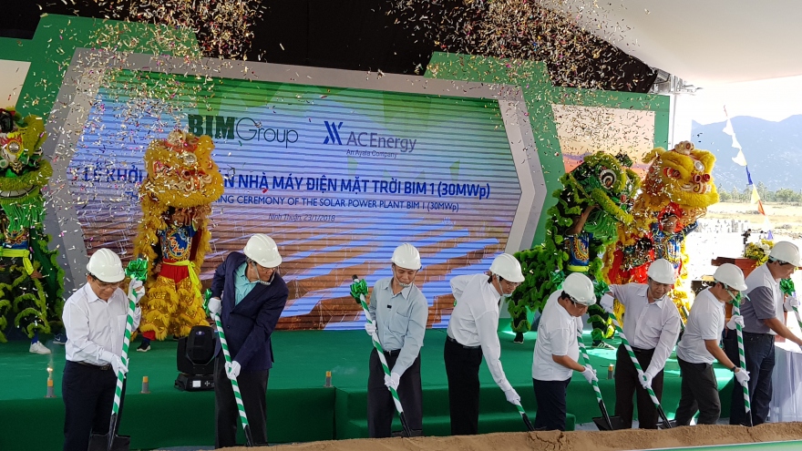 BIM Group kicks off $35-million solar power project in Ninh Thuan