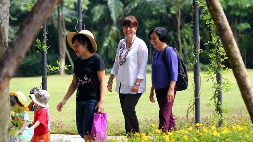 Town of Cho Lau gets new water drainage system
