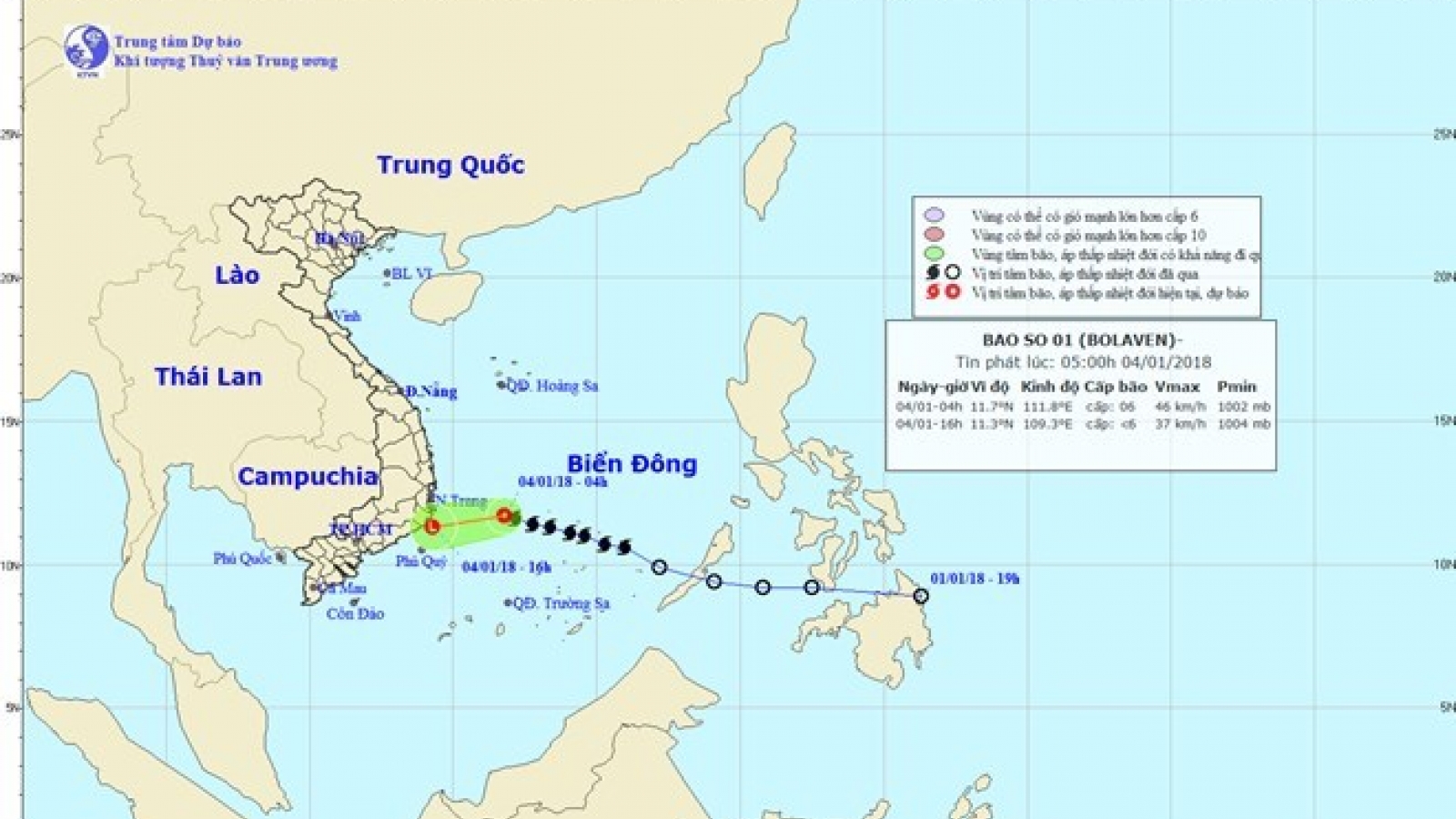 Storm Bolaven weakens before landing in Vietnam