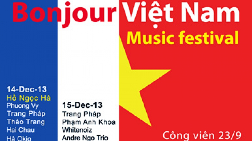 HCM City hosts Bonjour Vietnam music festival