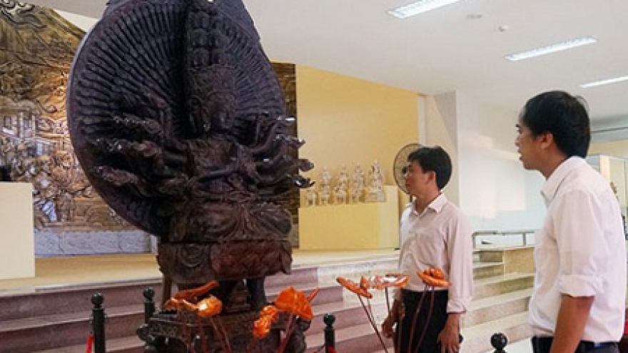 Buddhist artifacts exhibited in Danang