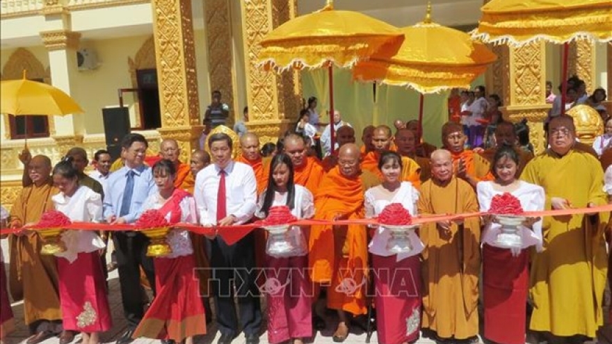 Can Tho: Khmer Theravada Buddhist Academy’s first phase completed