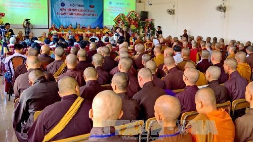 Seminar looks into Buddhist Sangha’s 35-year development