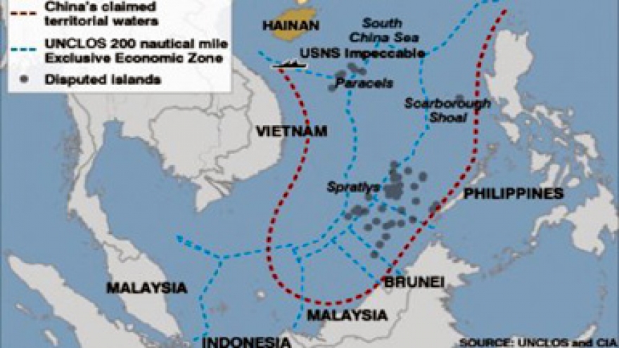 China's nine-dotted line: a vague claim