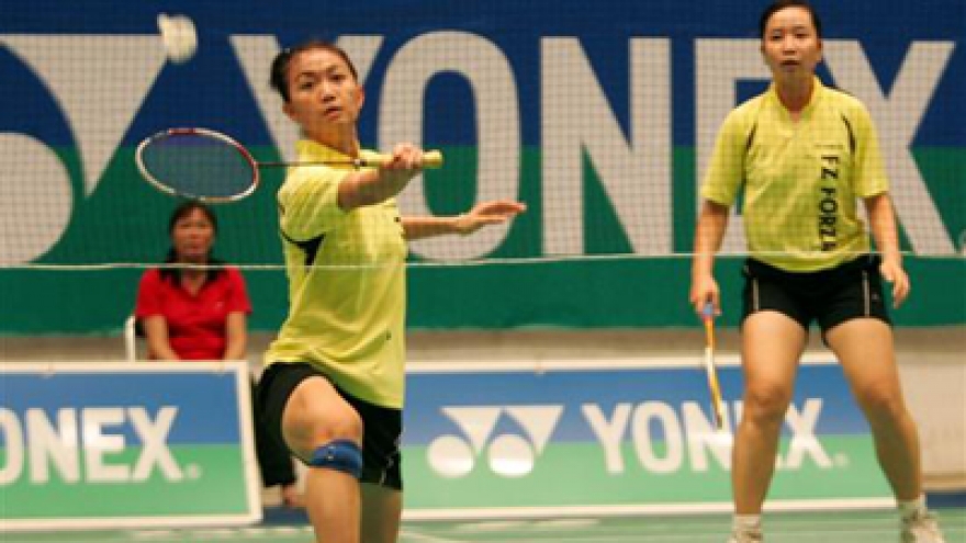 National Badminton Top Players compete in Hai Duong