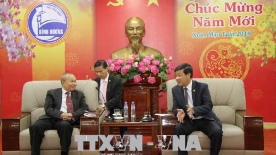 Cambodian religions ministry’s delegation visits Binh Duong