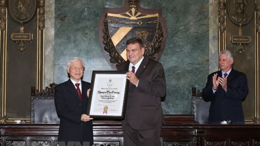 CPV leader honoured with Doctor Honoris Causa title