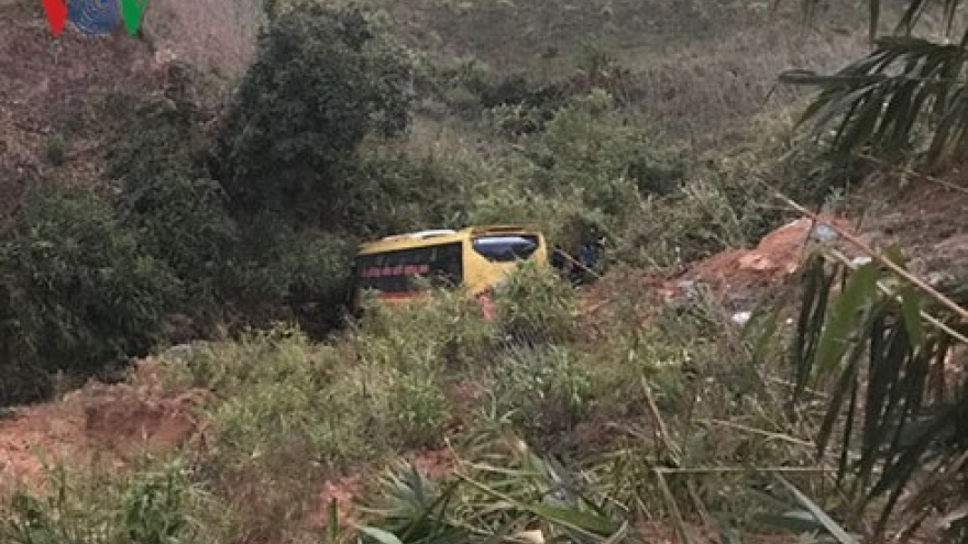 One dead, 19 injured as passenger car plunges into ravine