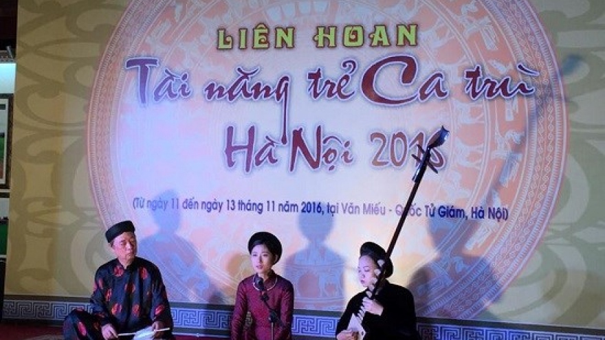 Ca tru festival for Hanoi young singers opens