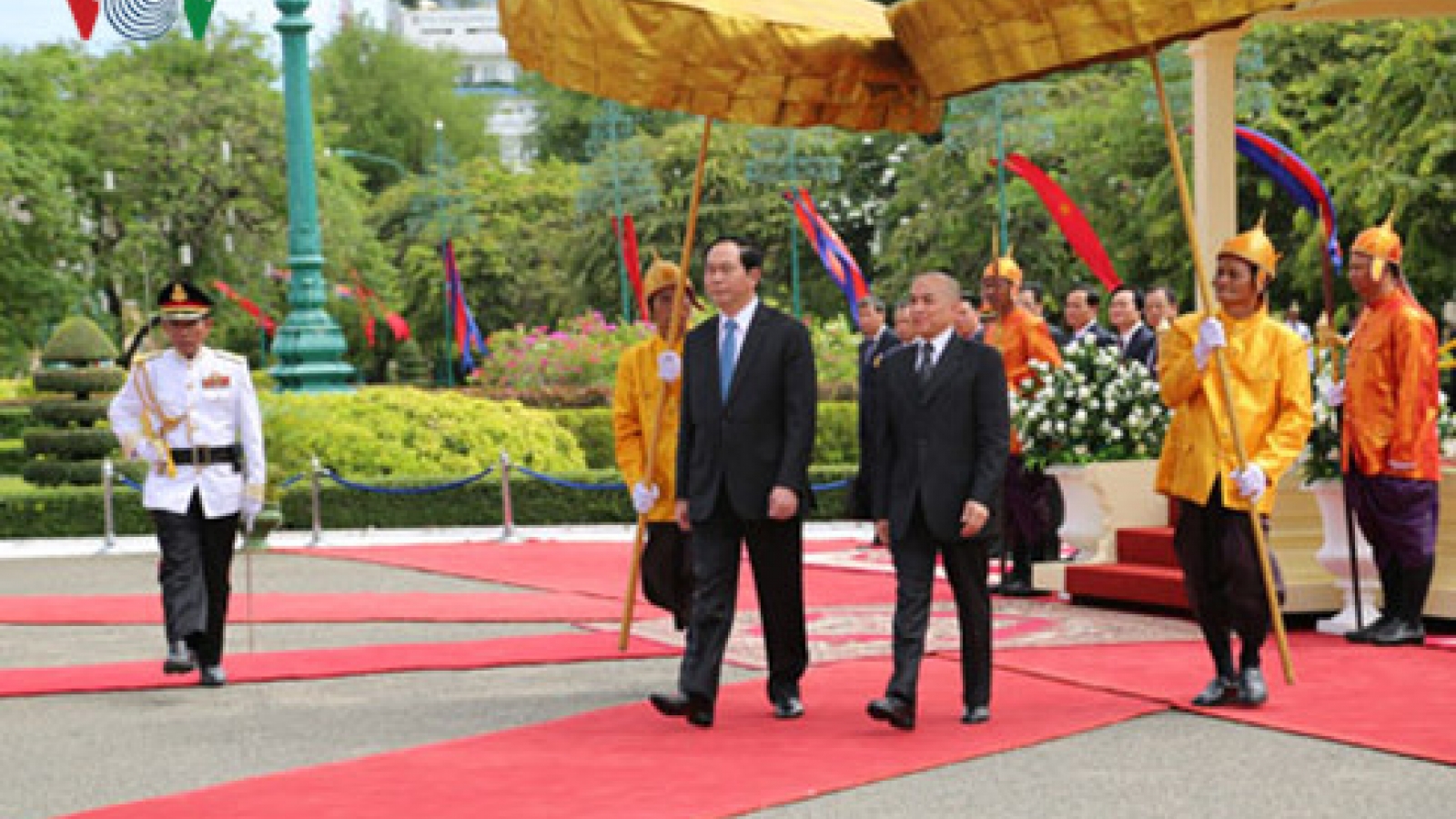 President Tran Dai Quang welcomed in Cambodia
