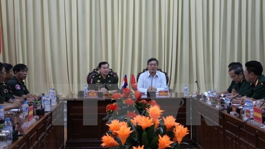 Cambodian military delegation visits Hau Giang