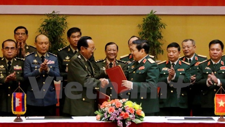 Vietnam, Cambodia promote defence cooperation