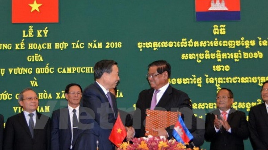 Cambodia, Vietnam boost cooperation in fighting crime