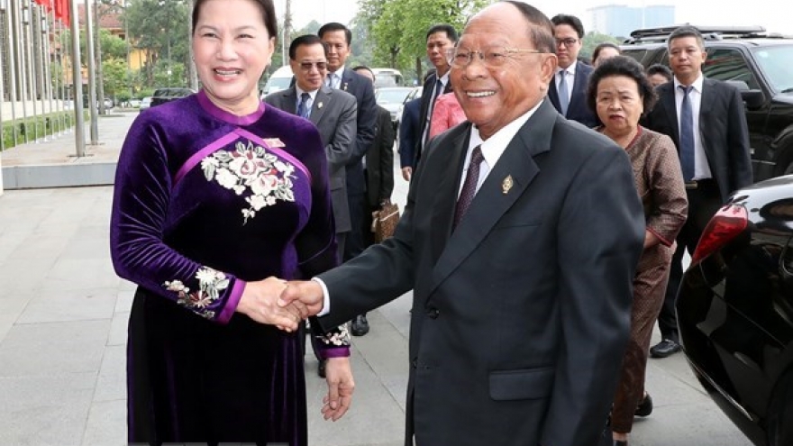 Cambodian NA President concludes Vietnam visit