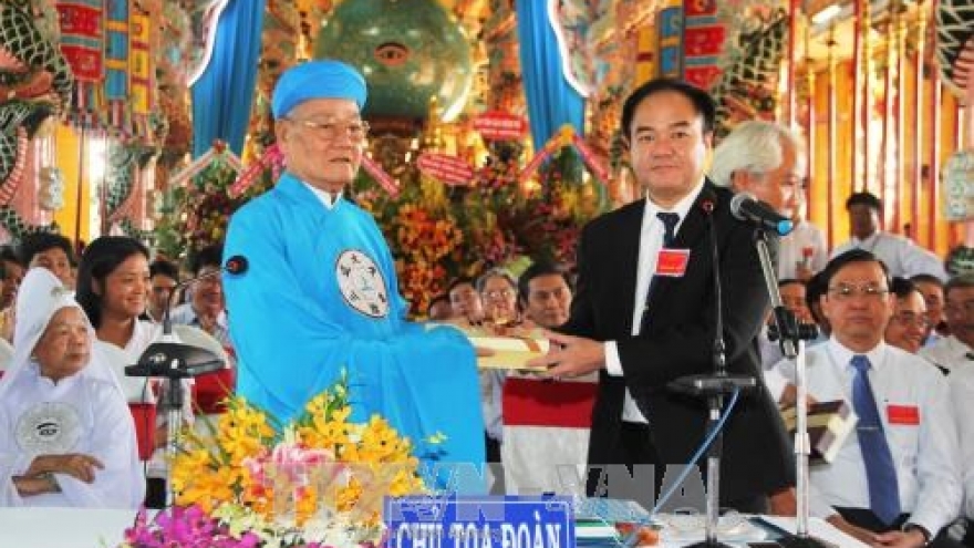 Cao Dai Tay Ninh Church holds congress for 2017-2022 tenure
