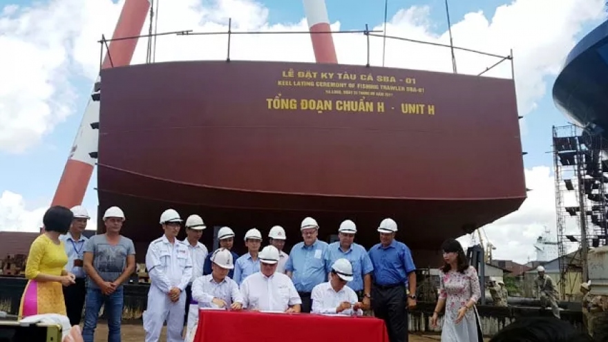 Vietnamese firm starts building fish trawler for Canada