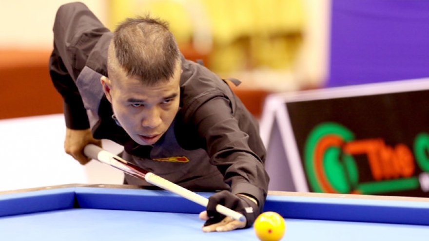 Ngo Dinh Nai eliminated from Asian Carom Billiards Championship