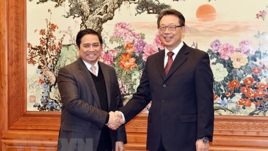 Party delegation pays working visit to China